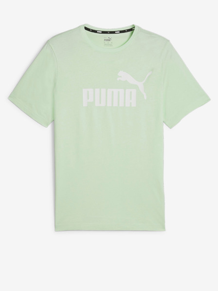 Puma Světle zelené pánské tričko Puma ESS Logo Tee