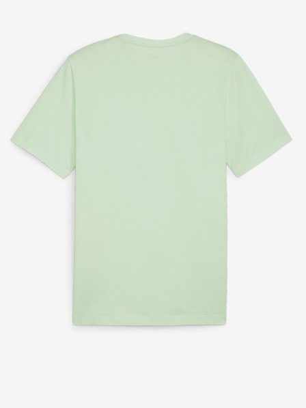 Puma Světle zelené pánské tričko Puma ESS Logo Tee