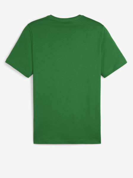 Puma Zelené pánské tričko Puma ESS+ 2 Col Logo Tee