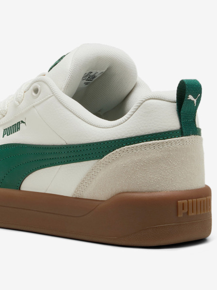 Puma Zeleno-krémové pánské tenisky se semišovými detaily Puma Park Lifestyle OG