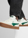 Puma Zeleno-krémové pánské tenisky se semišovými detaily Puma Park Lifestyle OG