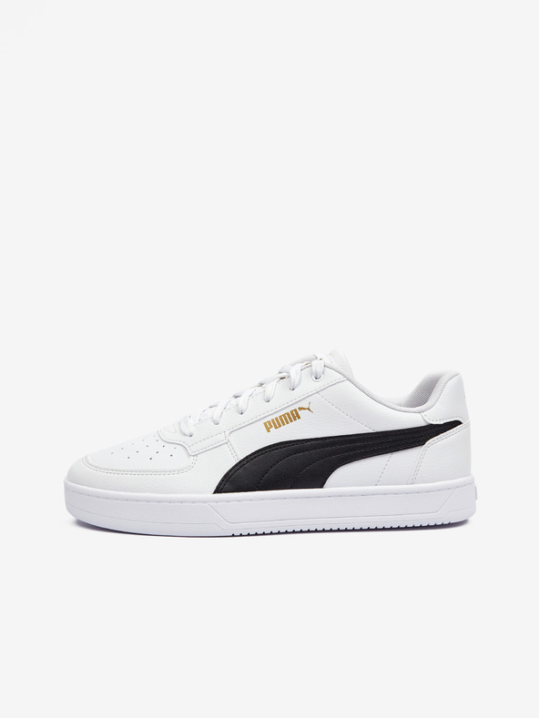 Puma Bílé pánské kožené tenisky Puma Caven 2.0