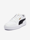 Puma Bílé pánské kožené tenisky Puma Caven 2.0