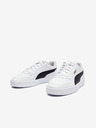 Puma Bílé pánské kožené tenisky Puma Caven 2.0