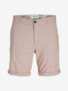 Jack & Jones Světle růžové pánské chino kraťasy Jack & Jones Marco