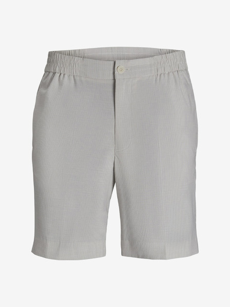 Jack & Jones Šedé pánské kraťasy Jack & Jones Seersucker