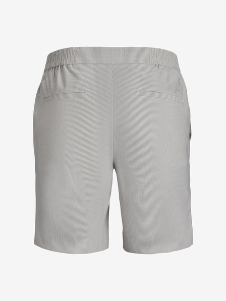 Jack & Jones Šedé pánské kraťasy Jack & Jones Seersucker