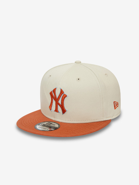 New Era Oranžovo-krémová pánská kšiltovka New Era 950 MLB Patch 9fifty