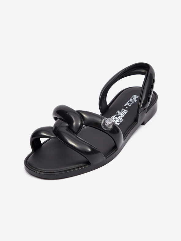 Melissa Černé dámské sandálky Melissa Tube Sandal + Jeremy Scott