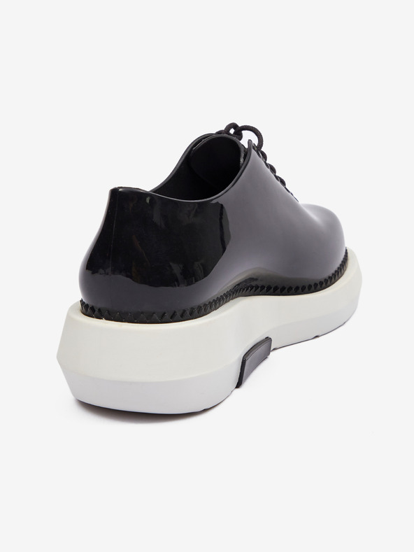 Melissa Černé dámské polobotky na platformě Grunge + Vitorino Campos