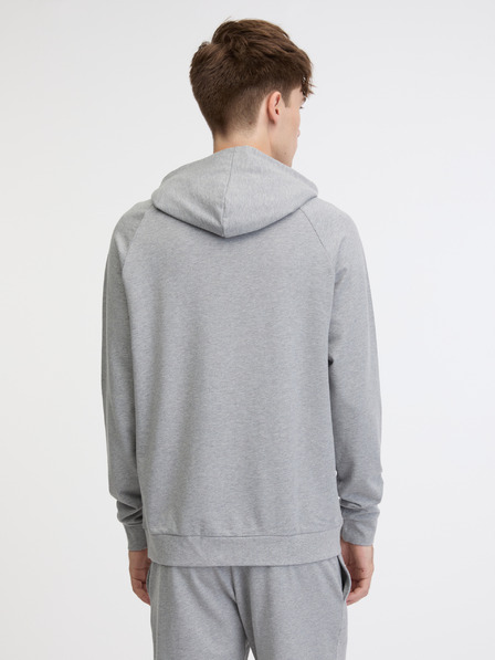 BOSS Šedá pánská mikina BOSS Authentic