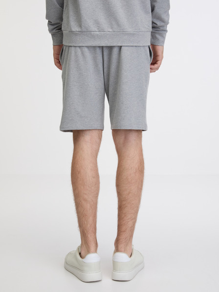 BOSS Šedé pánské teplákové kraťasy BOSS Authentic