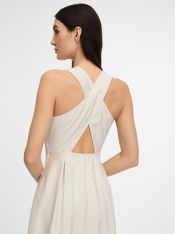 Orsay Krémové dámské šaty ORSAY