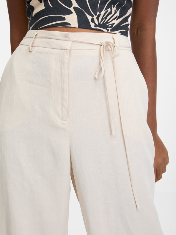 Orsay Béžové dámské kalhoty ORSAY