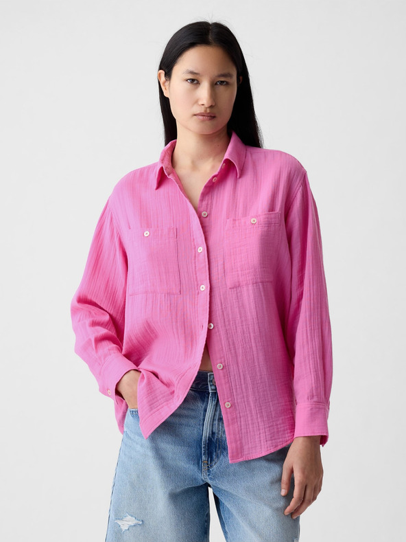 GAP Mušelínová košile oversize GAP