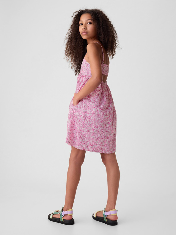 GAP Dětské květované šaty GAP