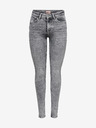 ONLY Šedé dámské skinny fit džíny ONLY
