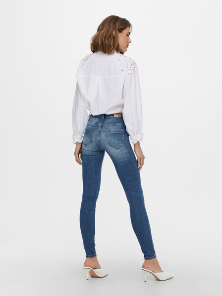 ONLY Modré dámské skinny fit džíny ONLY Forever