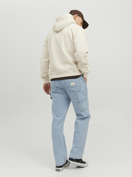 Jack & Jones Světle modré pánské straight fit džíny Jack & Jones Eddie