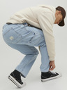 Jack & Jones Světle modré pánské straight fit džíny Jack & Jones Eddie