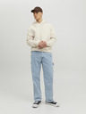 Jack & Jones Světle modré pánské straight fit džíny Jack & Jones Eddie