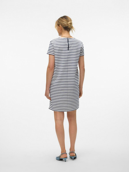 Vero Moda Modro-bílé dámské pruhované šaty Vero Moda Abby