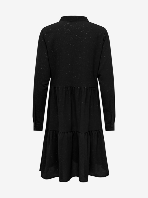 Jacqueline de Yong Černé  dámské vzorované šaty JDY Piper