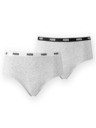 Puma 2PACK dámské kalhotky Puma šedé