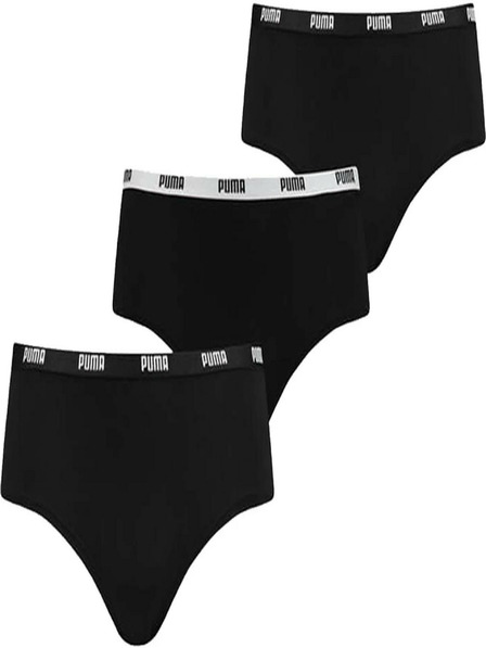 Puma 3PACK dámské kalhotky Puma černé