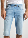 Pepe Jeans Modré pánské džínové kraťasy Pepe Jeans