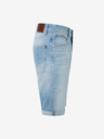 Pepe Jeans Modré pánské džínové kraťasy Pepe Jeans