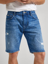 Pepe Jeans Modré pánské džínové kraťasy Pepe Jeans