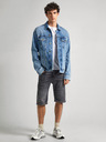 Pepe Jeans Šedé pánské džínové kraťasy