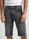 Pepe Jeans Šedé pánské džínové kraťasy