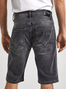 Pepe Jeans Šedé pánské džínové kraťasy