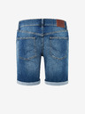 Pepe Jeans Modré pánské džínové kraťasy Pepe Jeans