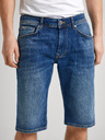 Pepe Jeans Modré pánské džínové kraťasy Pepe Jeans