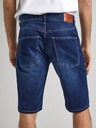 Pepe Jeans Modré pánské džínové kraťasy Pepe Jeans