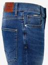 Pepe Jeans Modré pánské džínové kraťasy Pepe Jeans