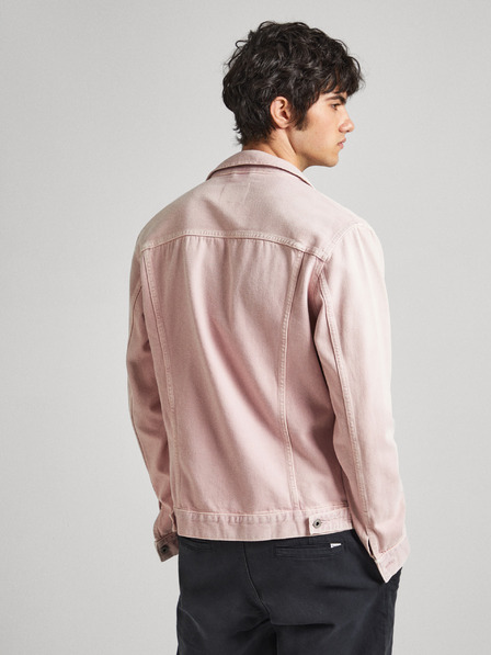 Pepe Jeans Světle růžová džínová bunda Pepe Jeans