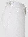 Pepe Jeans Bílé dámské džínové kraťasy Pepe Jeans