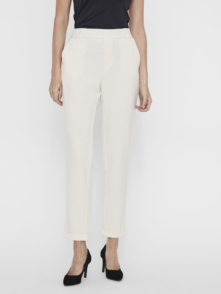 Vero Moda Krémové dámské kalhoty Vero Moda Maya