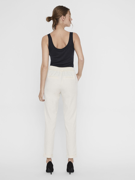 Vero Moda Krémové dámské kalhoty Vero Moda Maya