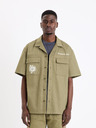 Celio Khaki pánská košile Celio Boston Celtics
