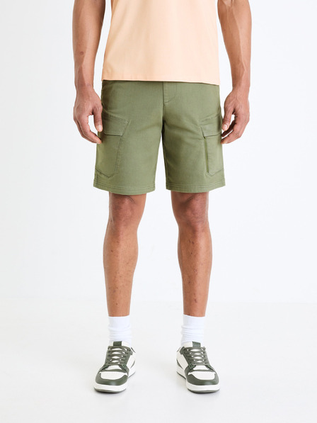 Celio Khaki pánské kraťasy cargo Celio Gojogbm
