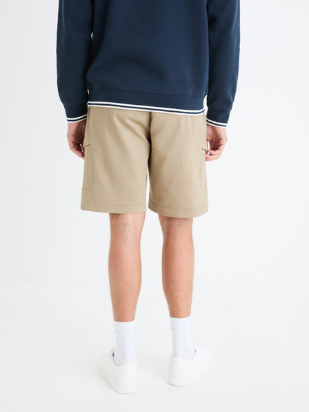 Celio Béžové pánské kraťasy cargo Celio Gojogbm