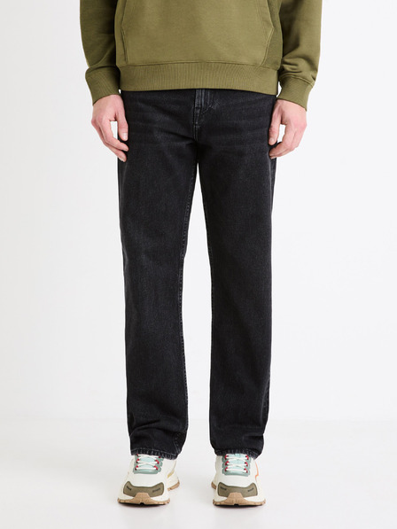 Celio Černé pánské džíny Celio C15 straight Fodroit 30