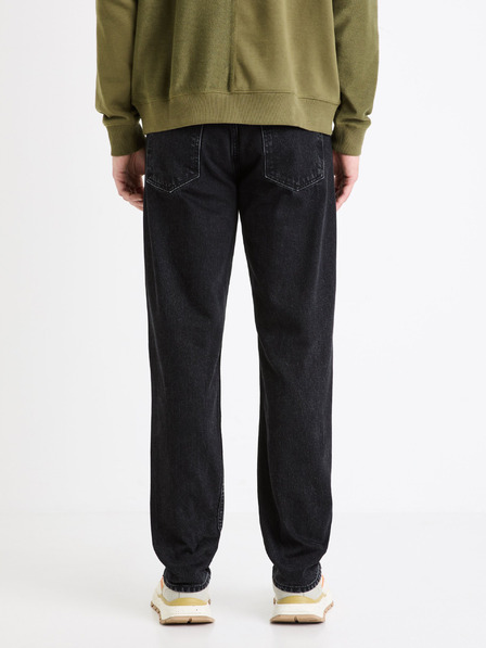 Celio Černé pánské džíny Celio C15 straight Fodroit 30