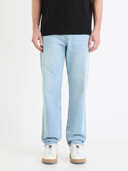 Celio Světle modré pánské džíny Celio C15 straight Fodroit 30