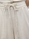 Vero Moda Béžové dámské lněné kraťasy Vero Moda Linn